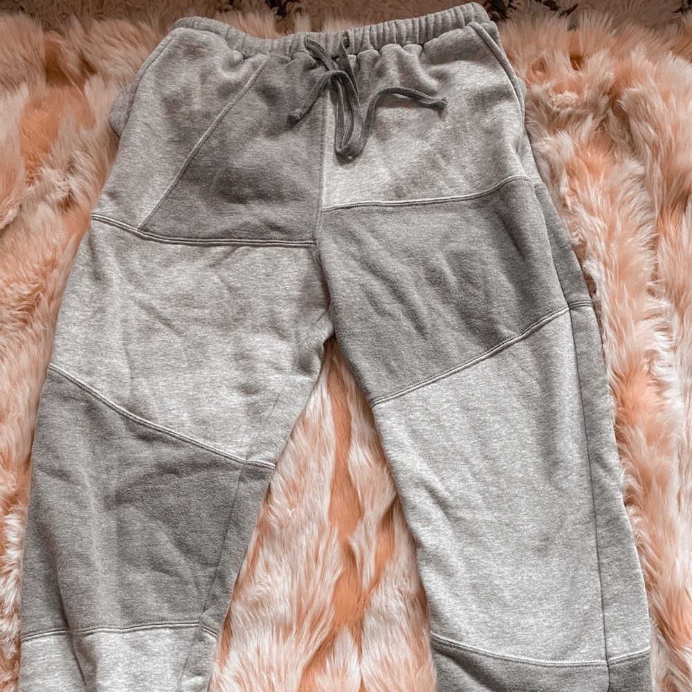 Patchwork Gray Joggers
